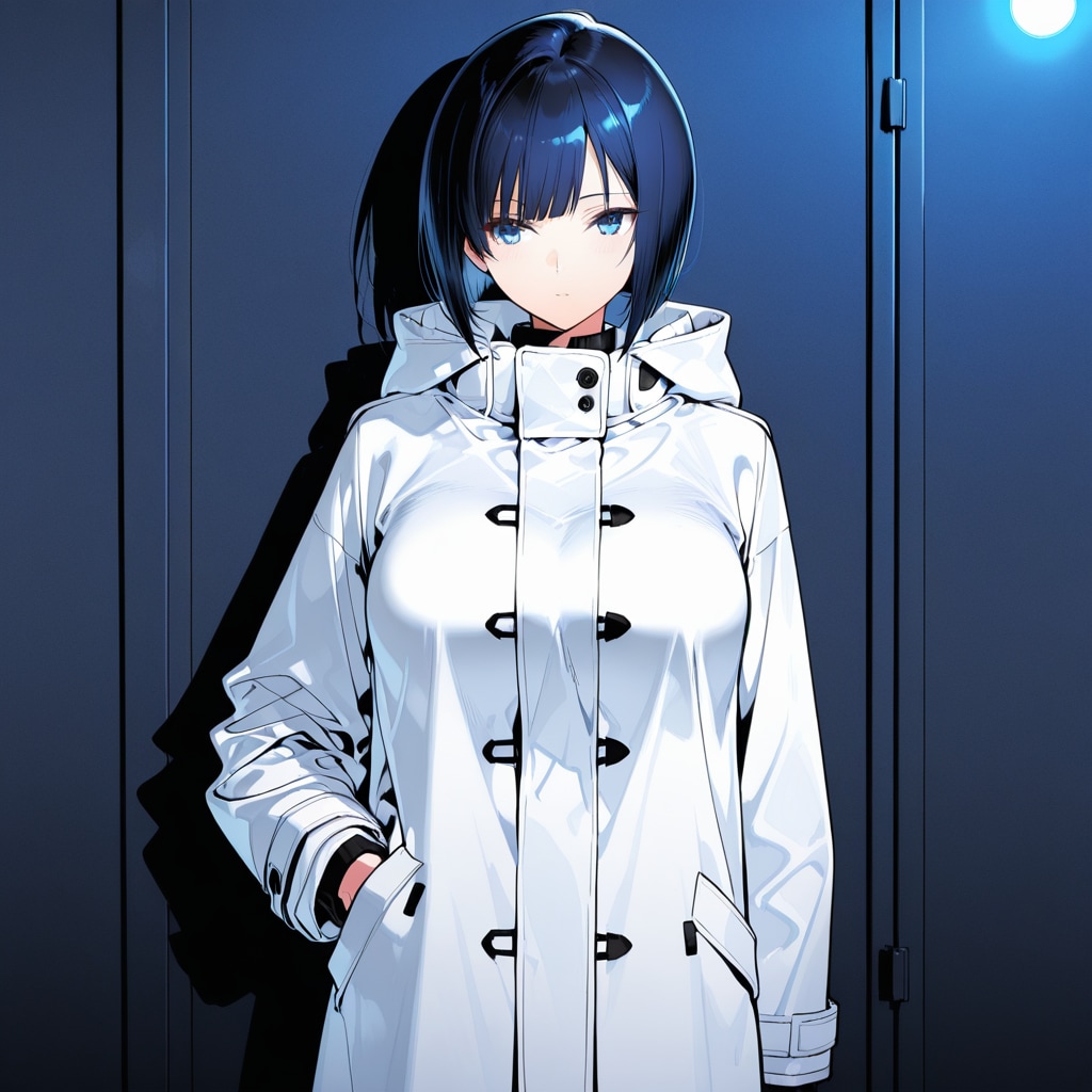 白と青のコントラスト | の人気AIイラスト・グラビア