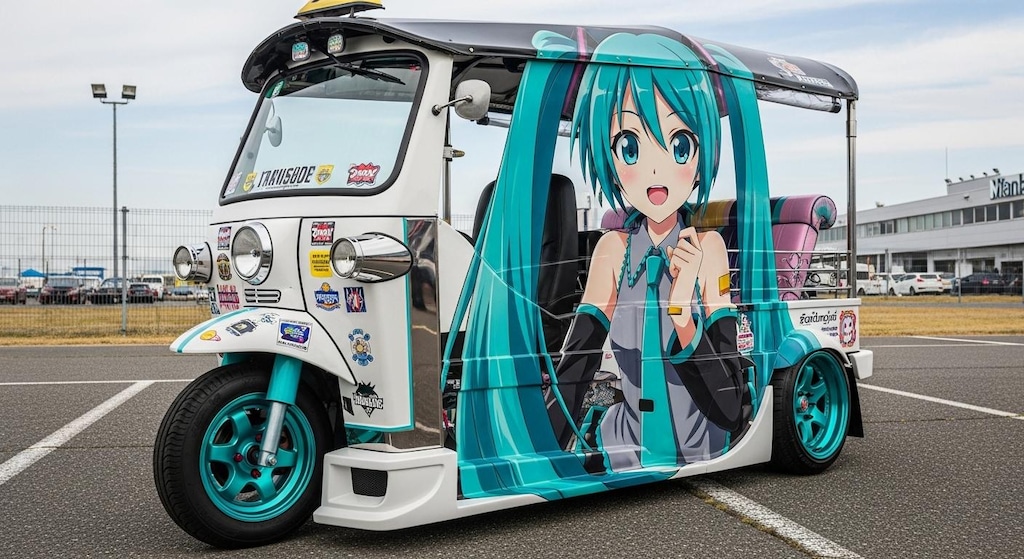 初音ミク痛車オート三輪