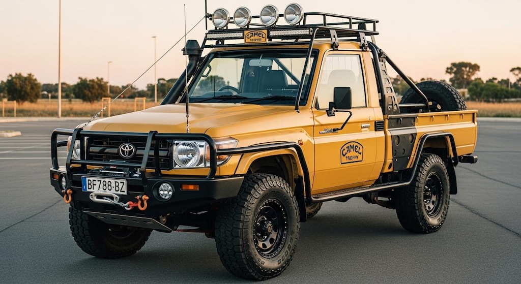 ランクル70トラックキャメルトロフィー仕様