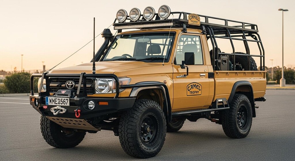ランクル70トラックキャメルトロフィー仕様