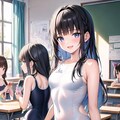 スク水ちゃんin教室 7枚目