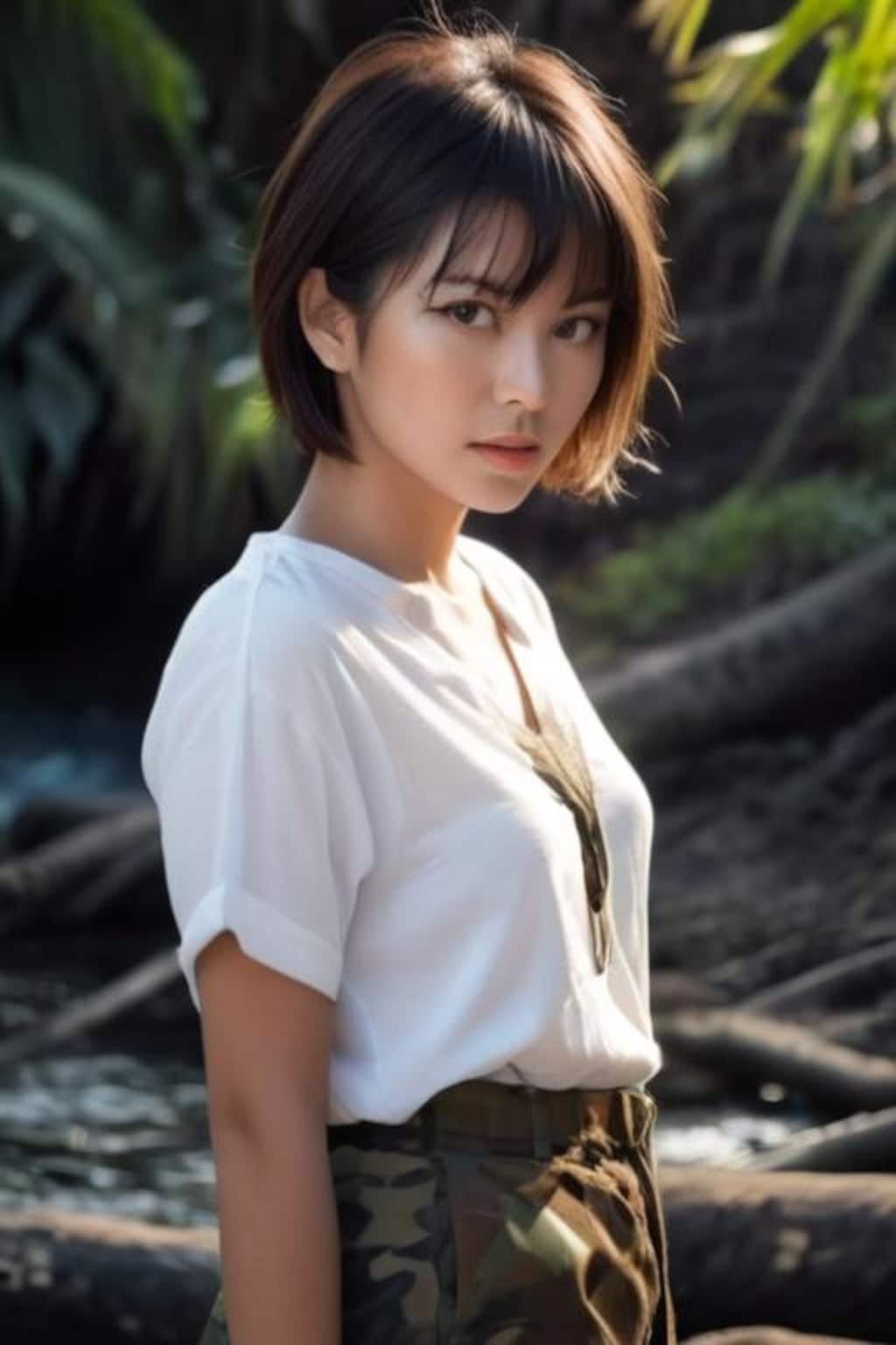 サバイバルな女