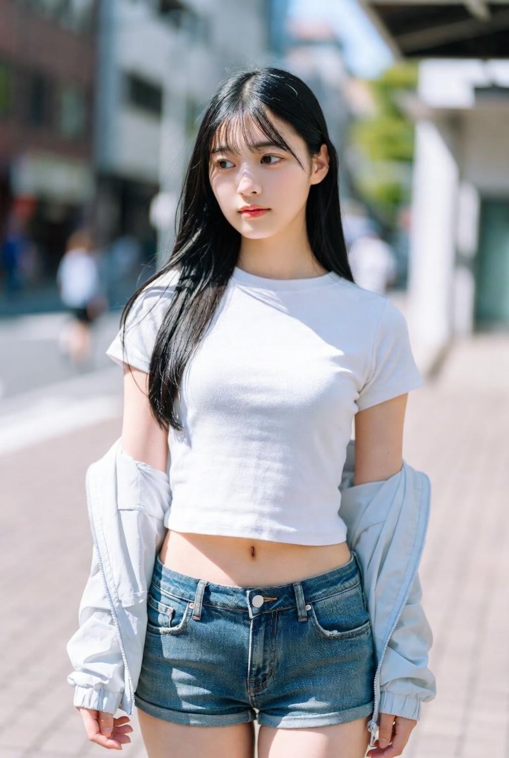 へそ出しコーデ
