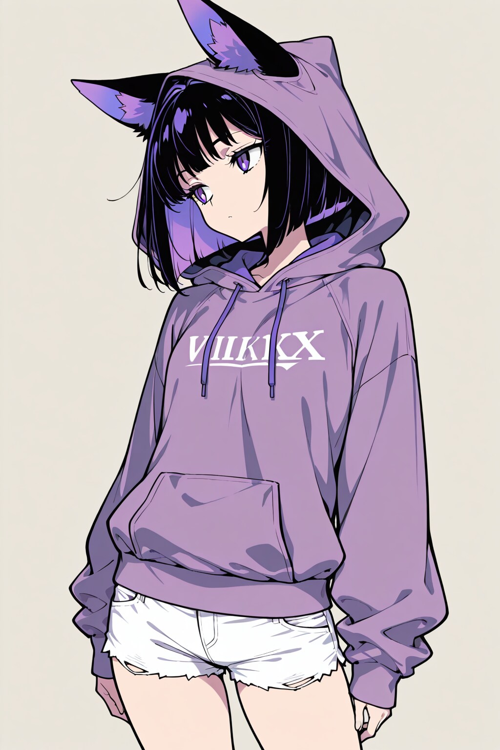 紫色が似合う女の子29