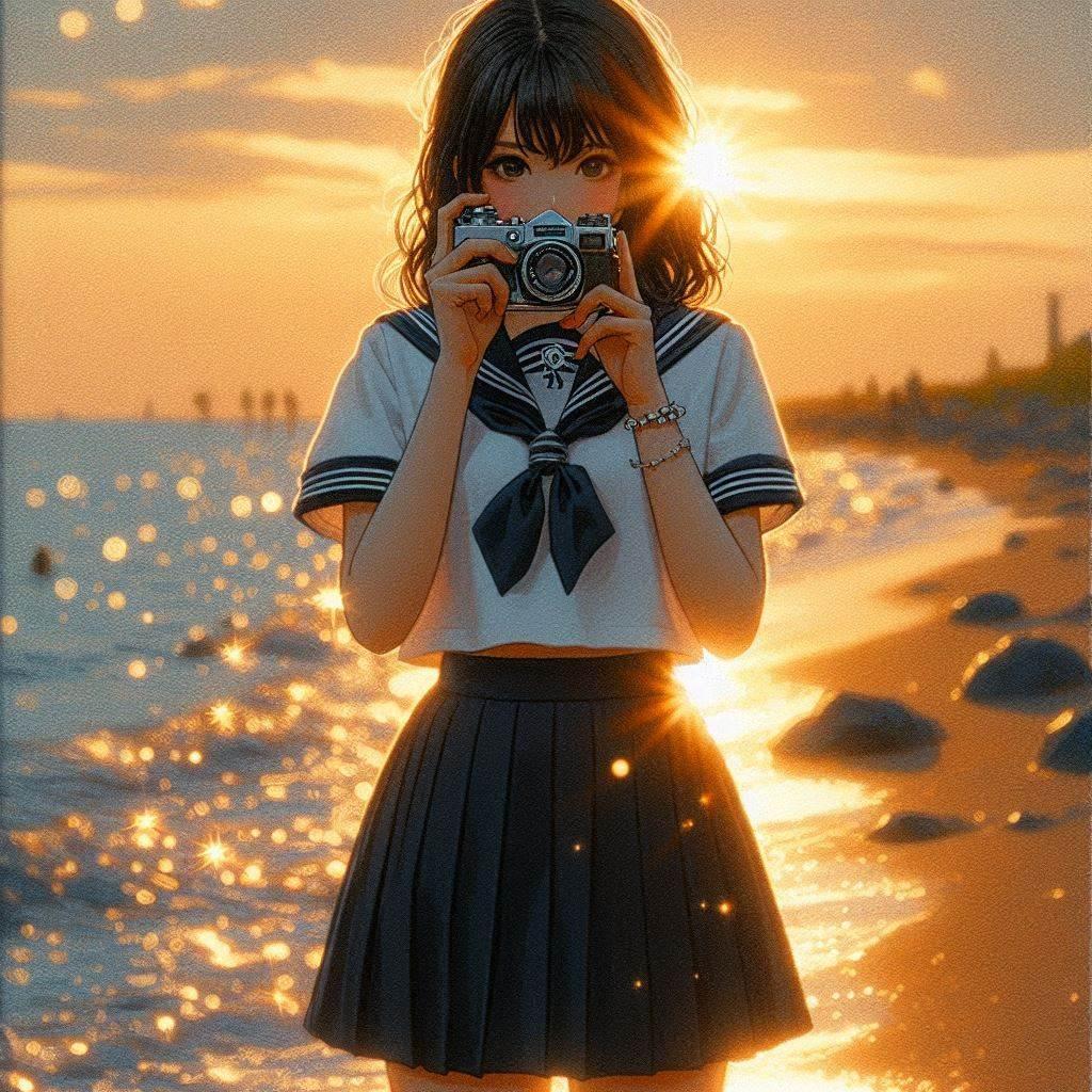 カメラ女子
