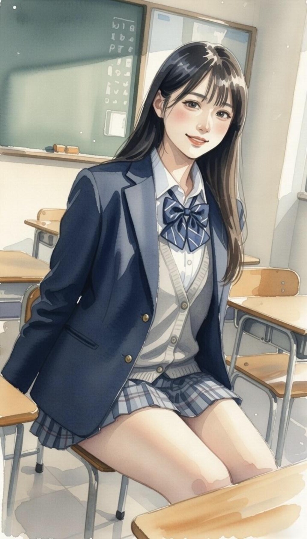 彼氏待ちの放課後…