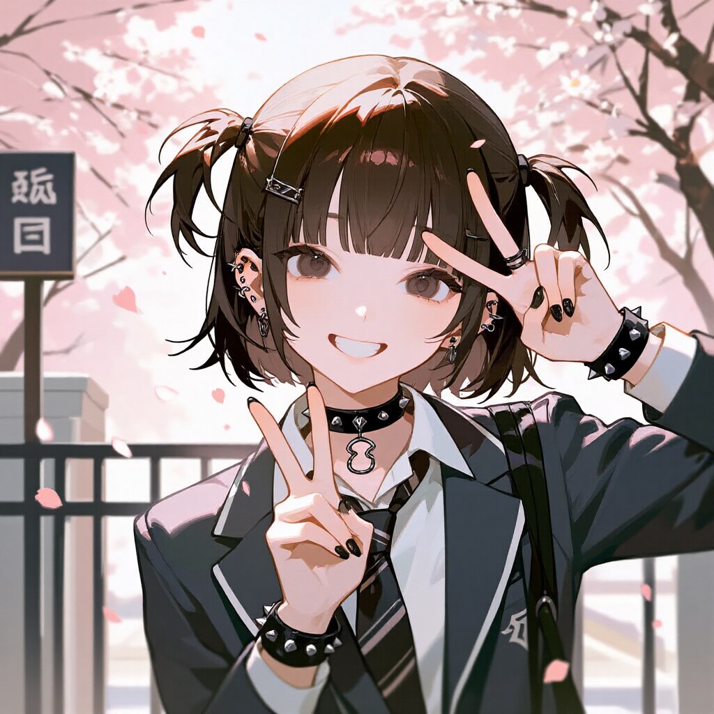 某私立女子高入学式 | の人気AIイラスト・グラビア