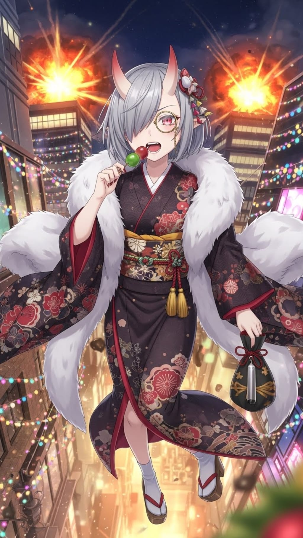 クリスマスを爆発させる鬼ガール