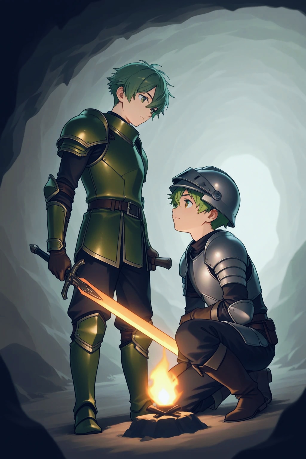 熱鉄の剣のジェイドと従者（トロール討伐行）