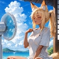 汗だく金狐 2枚目
