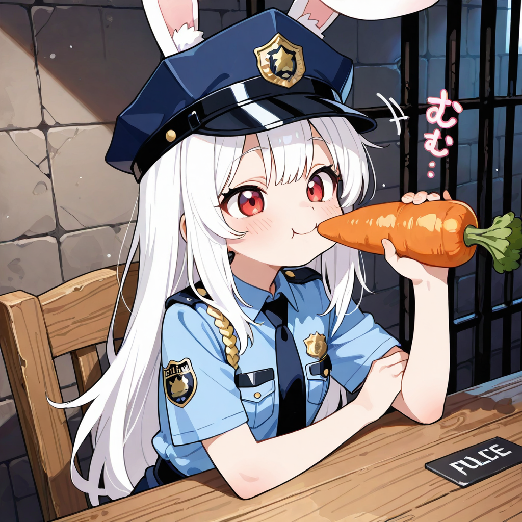 看守になったうさぎちゃん！！😱