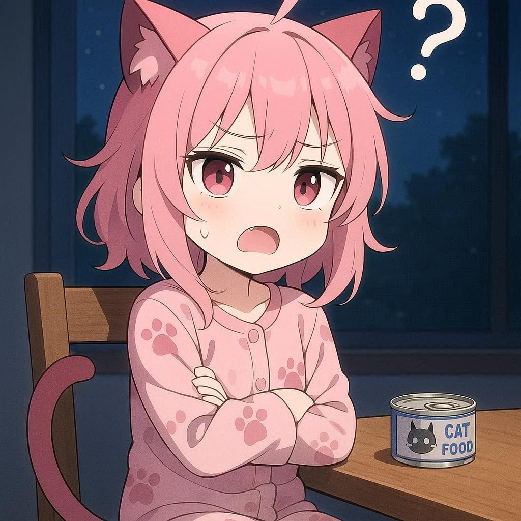 猫缶の開け方がわからにゃいねこ。