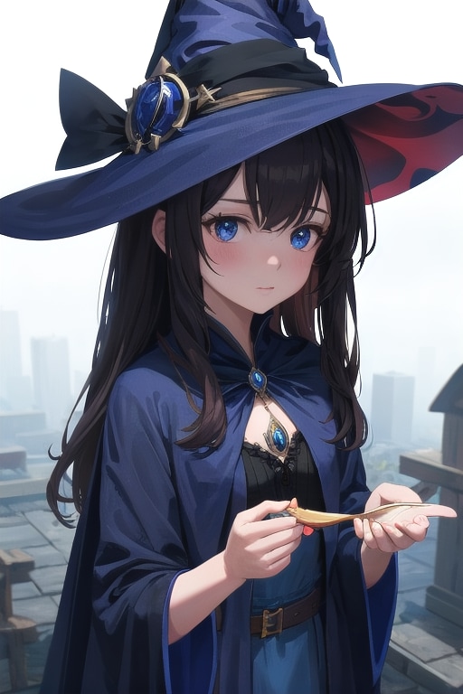 青い魔女 | の人気AIイラスト・グラビア