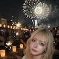 金髪ちゃん　花火大会2 6枚目