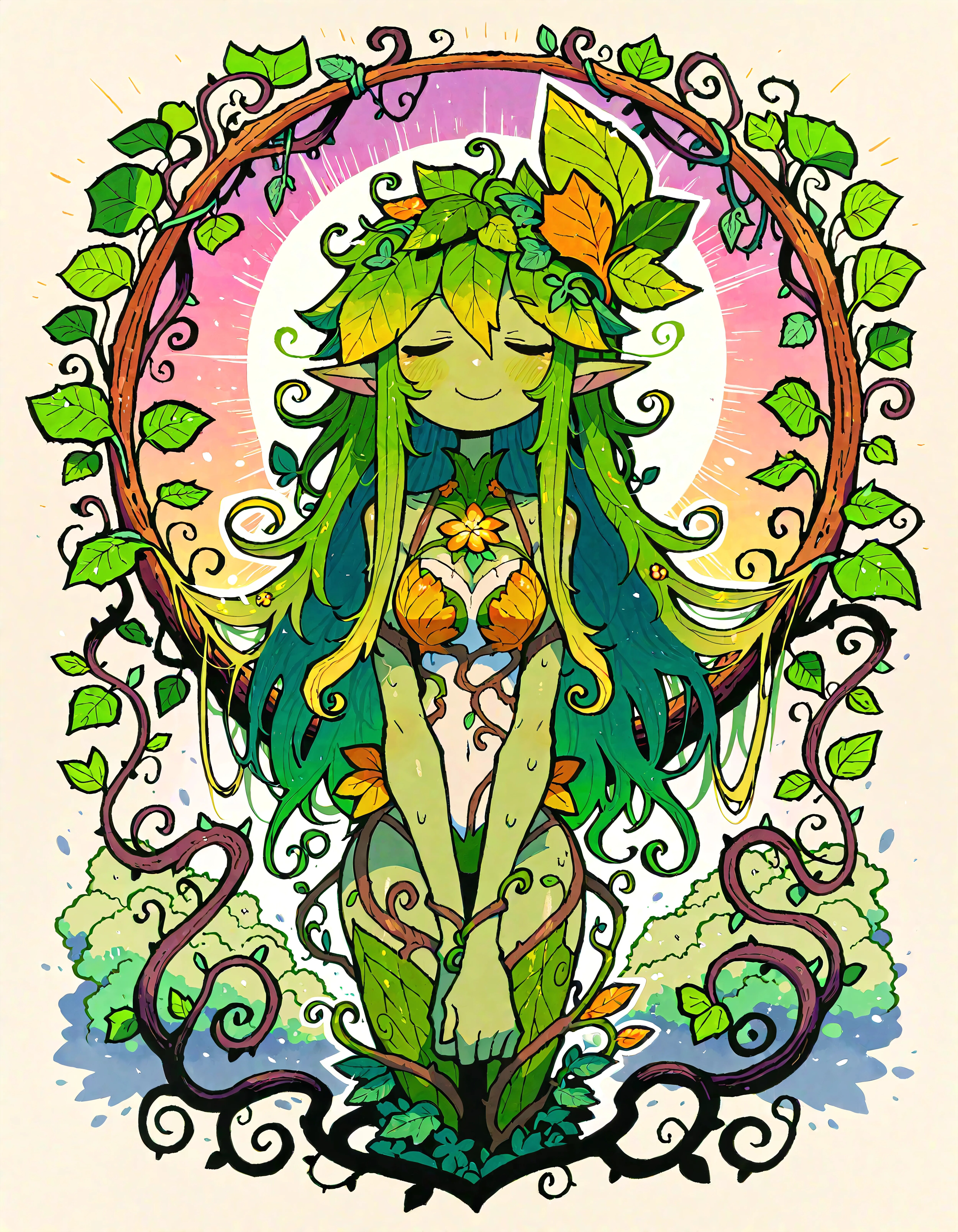 Serenity in the Thorny Cradle