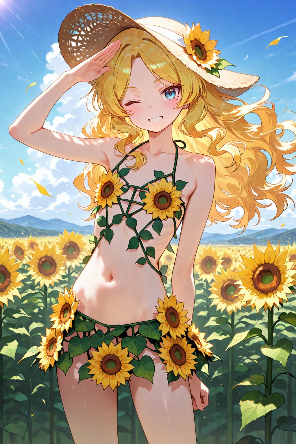 【おまけ】別カットの向日葵
