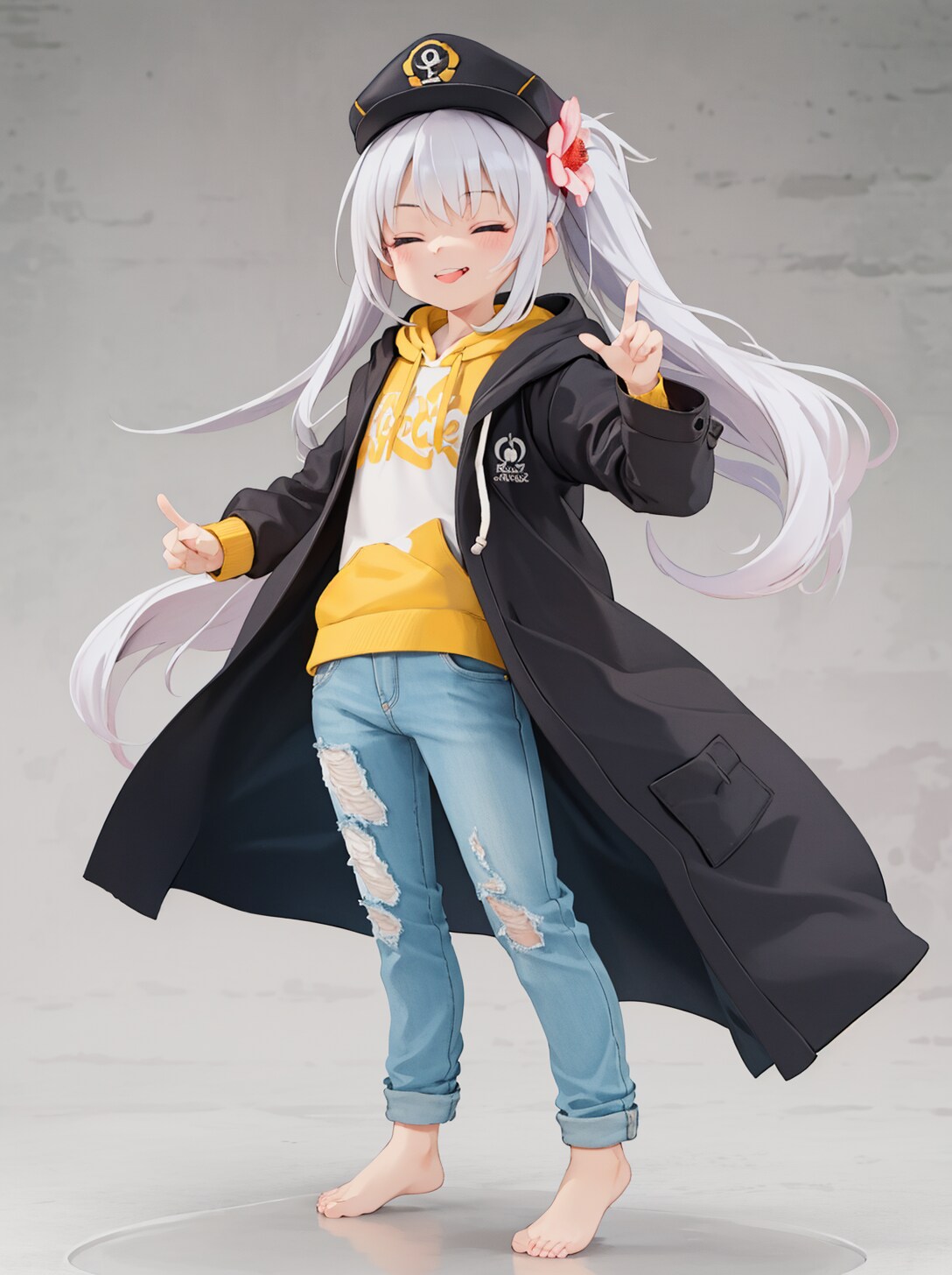 わいが1番やで　さて何Jにパーカーロリ降臨ってね | の人気AIイラスト・グラビア