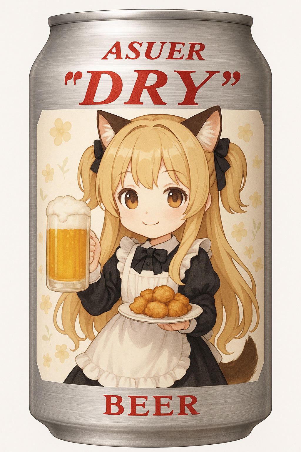 ChatGPTで千獣ピナちゃん柄ビール缶