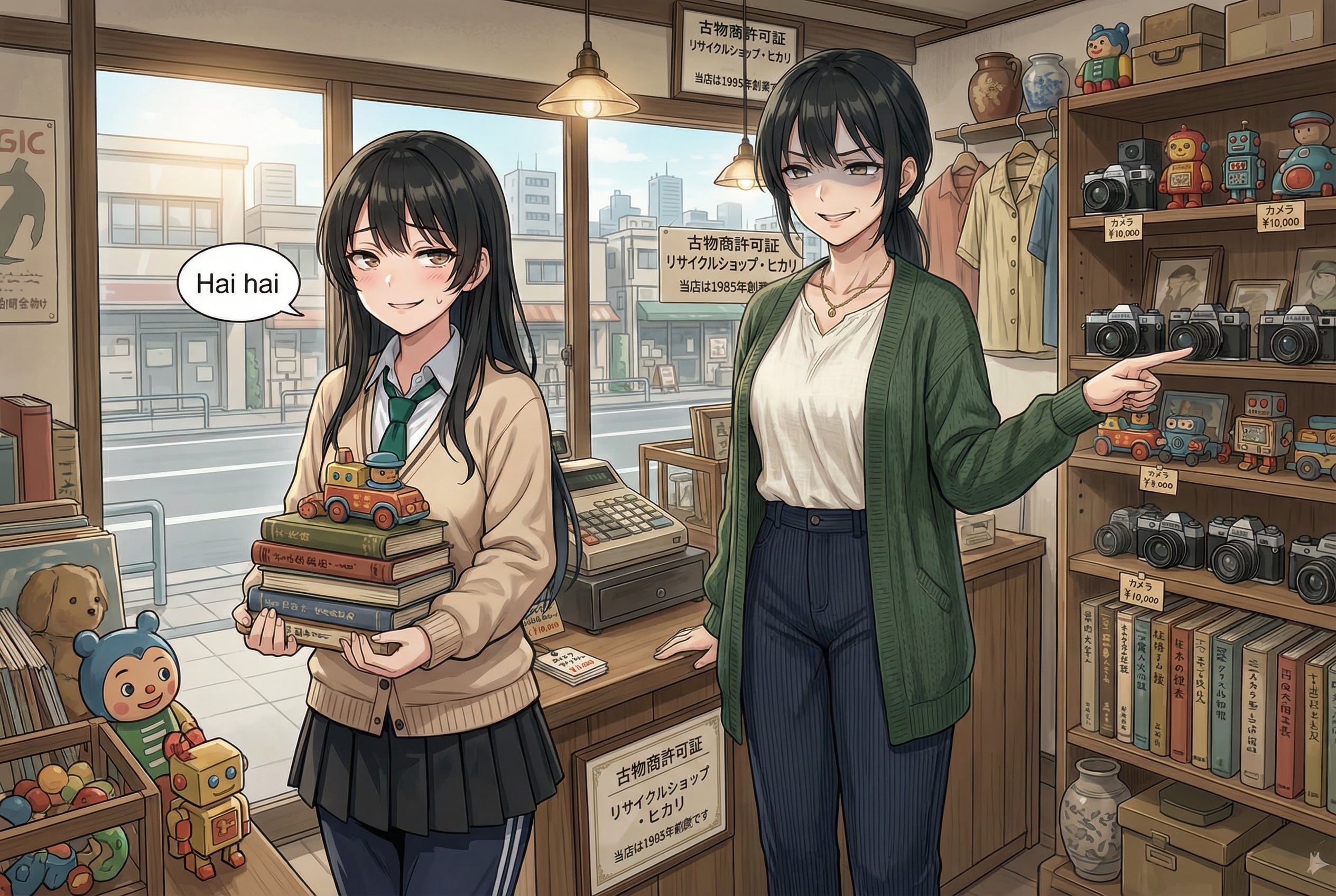 実家を手伝う今給黎 | の人気AIイラスト・グラビア