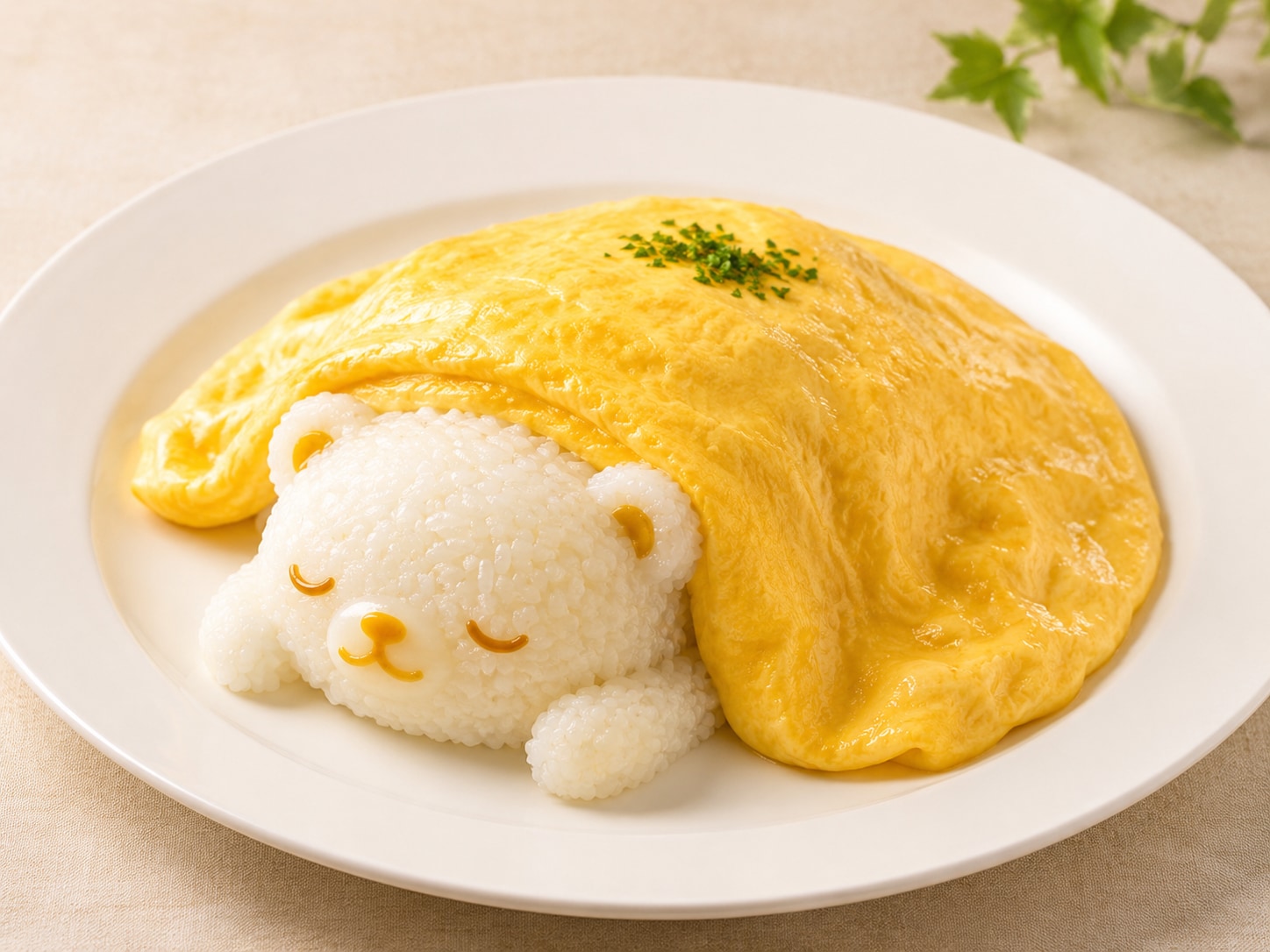 白熊オムライス🐻‍❄️