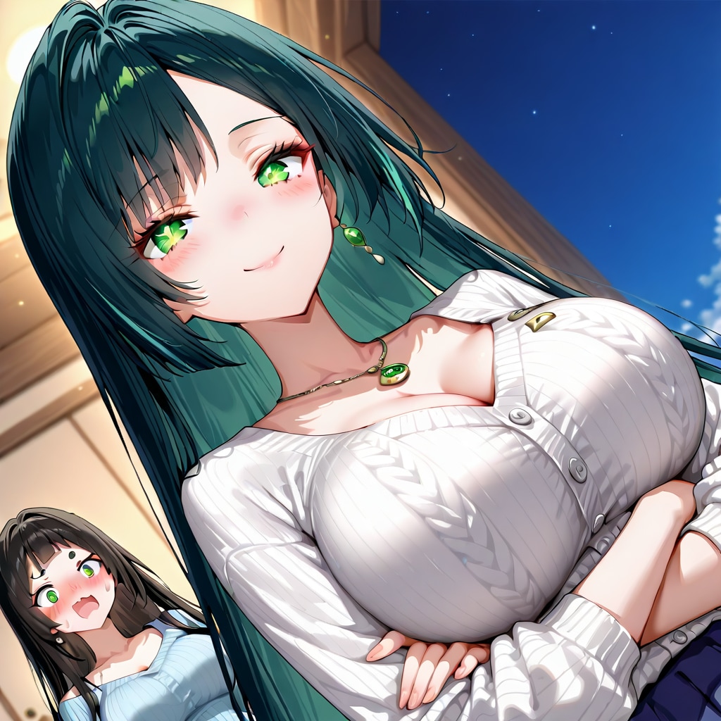 やはり黒髪のはずが緑髪になるな