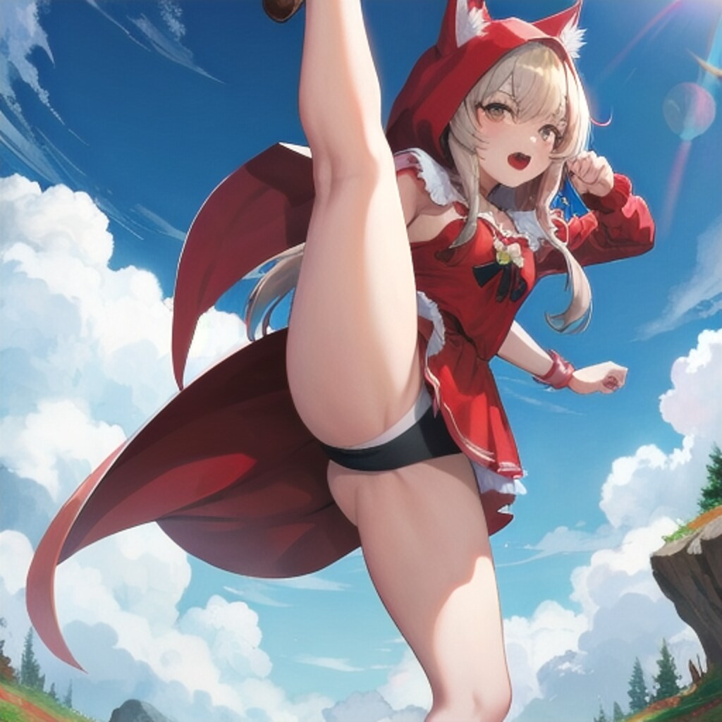 生脚魅惑の赤頭巾