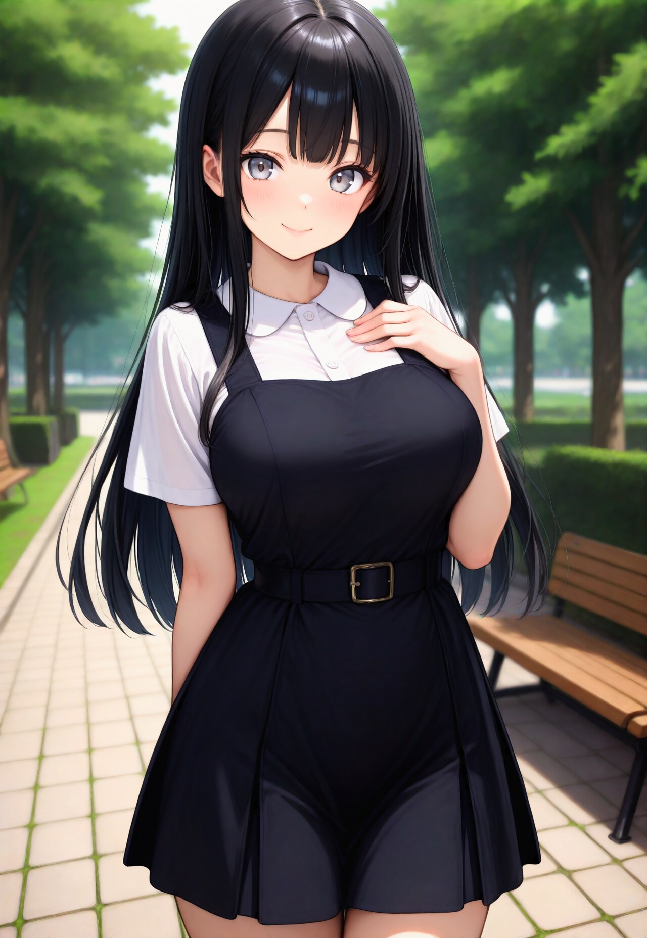 1499（黒いジャンパースカート）