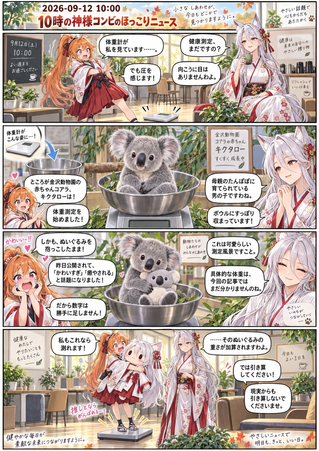 毎日漫画　10時　ほっこりニュース | の人気AIイラスト・グラビア