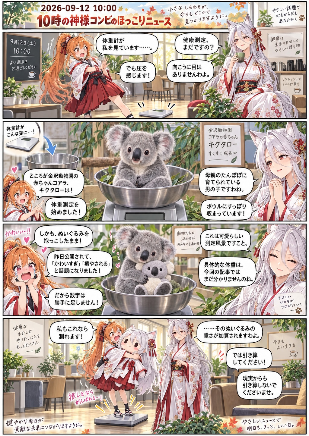 毎日漫画　10時　ほっこりニュース