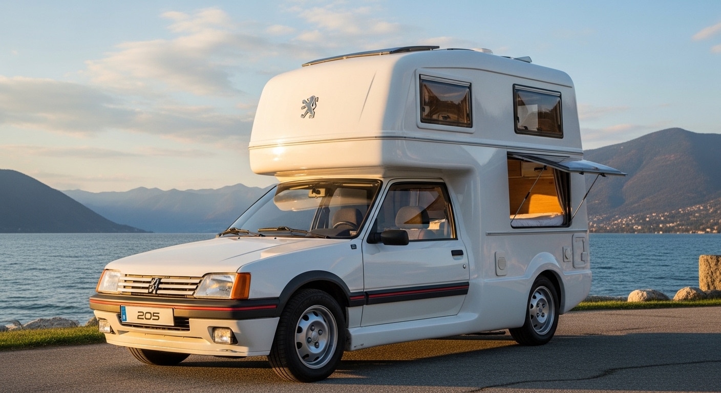 プジョー205キャンピングカー | の人気AIイラスト・グラビア