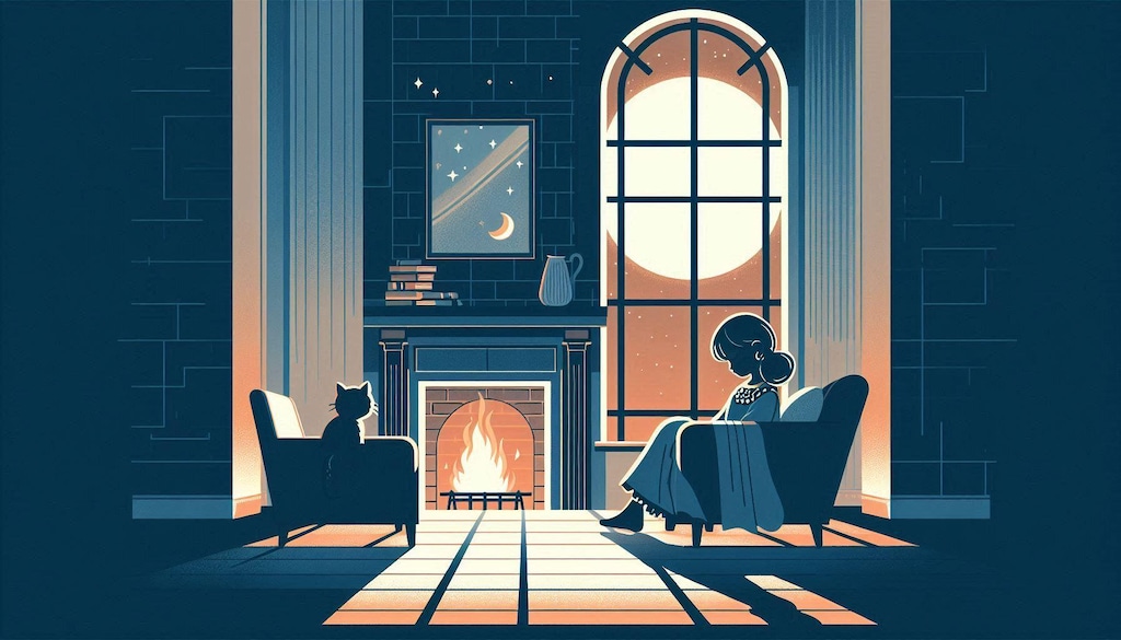 一日の終り (月と少女13)