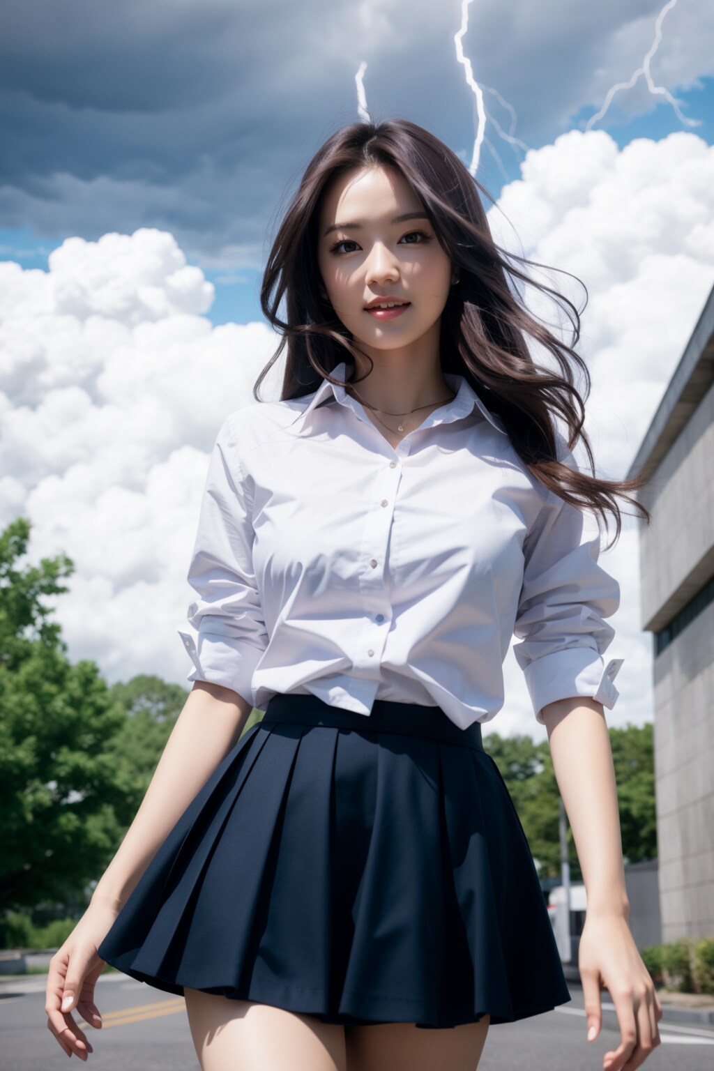 雲が出てきたね