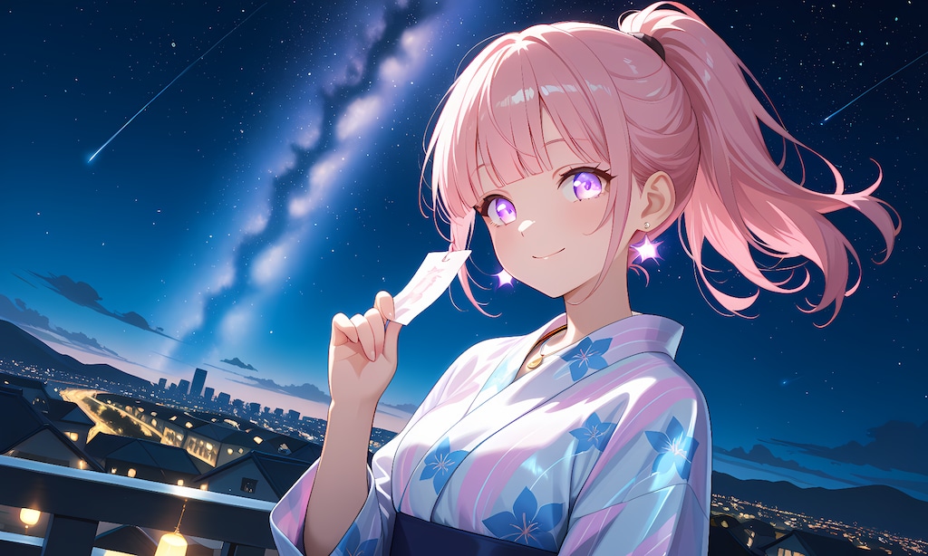 CANDYちゃんと七夕浴衣デート