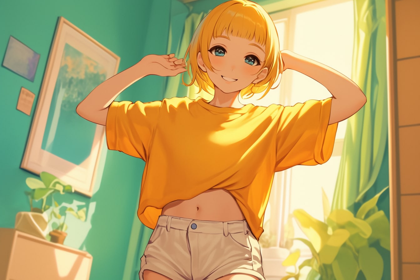 マッシュカットの子✨124