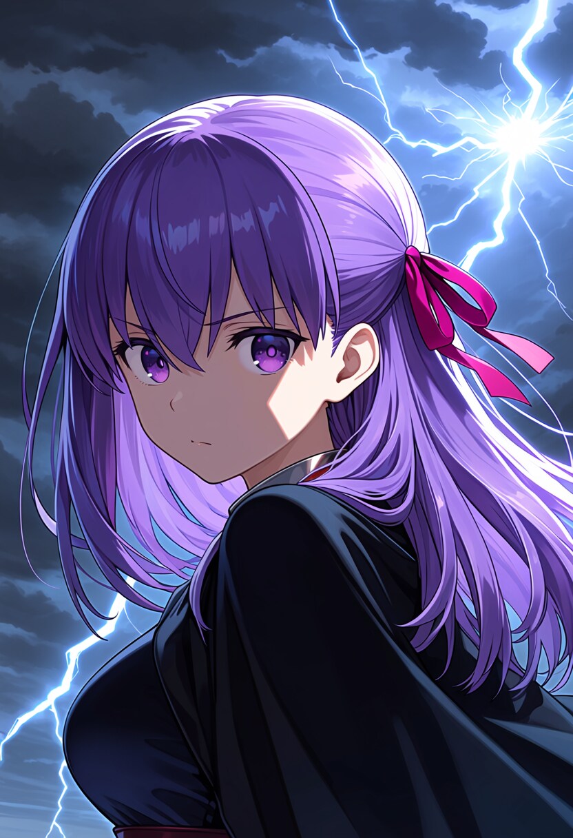 雷光を纏う瞳