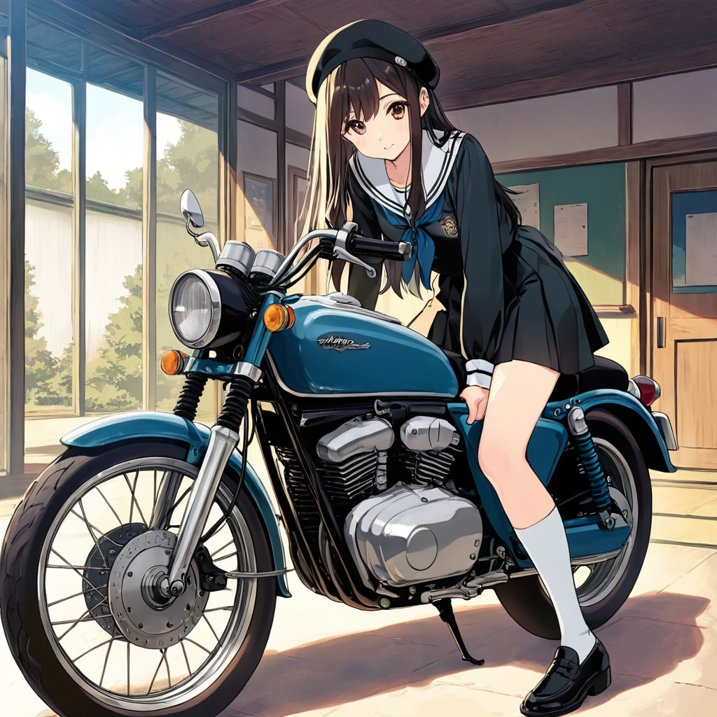 バイク好きだった彼女
