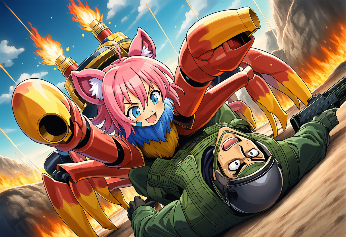 女の子兵器 | の人気AIイラスト・グラビア