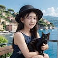 猫とおでかけ 2枚目