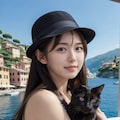 猫とおでかけ 4枚目
