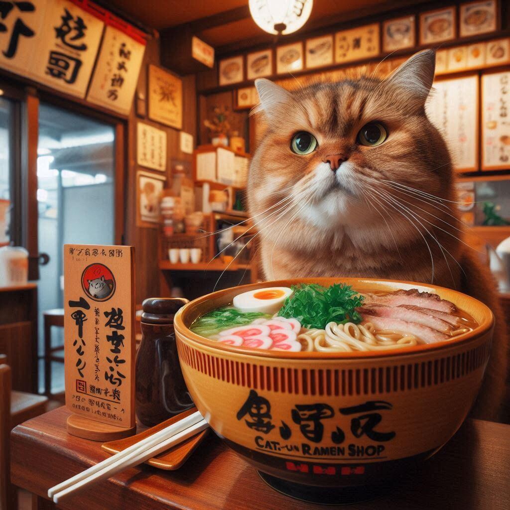 猫が経営するラーメン屋