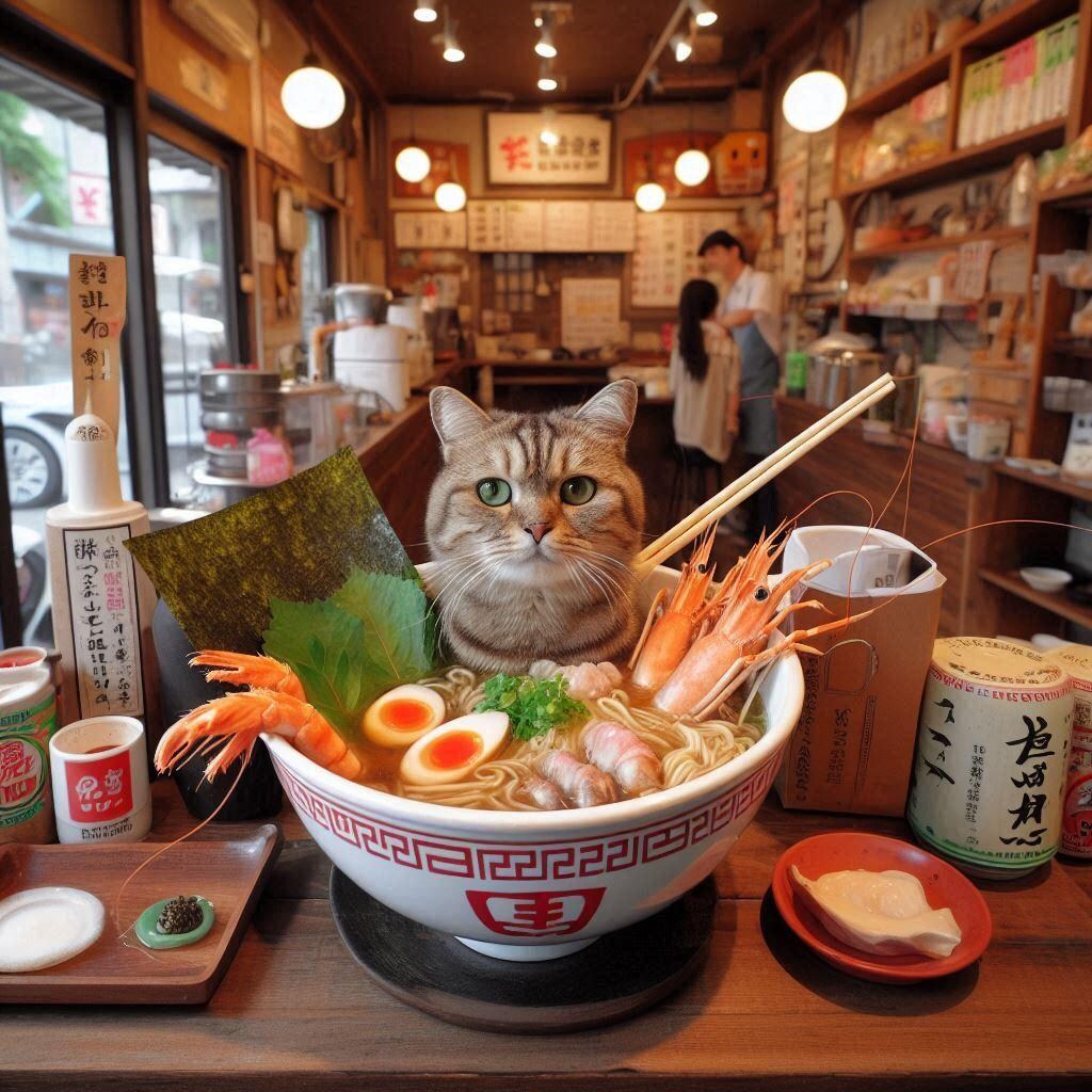 猫が経営するラーメン屋