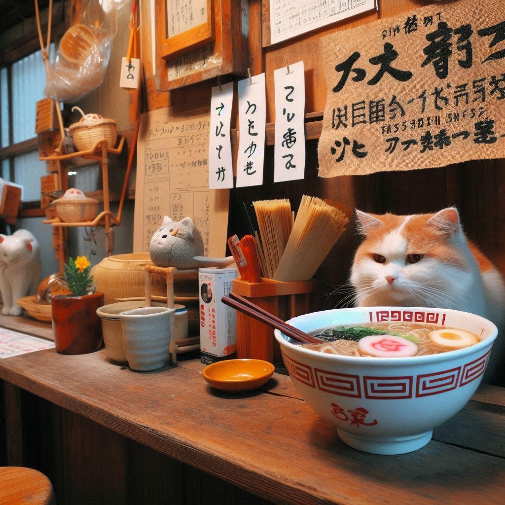 猫が経営するラーメン屋
