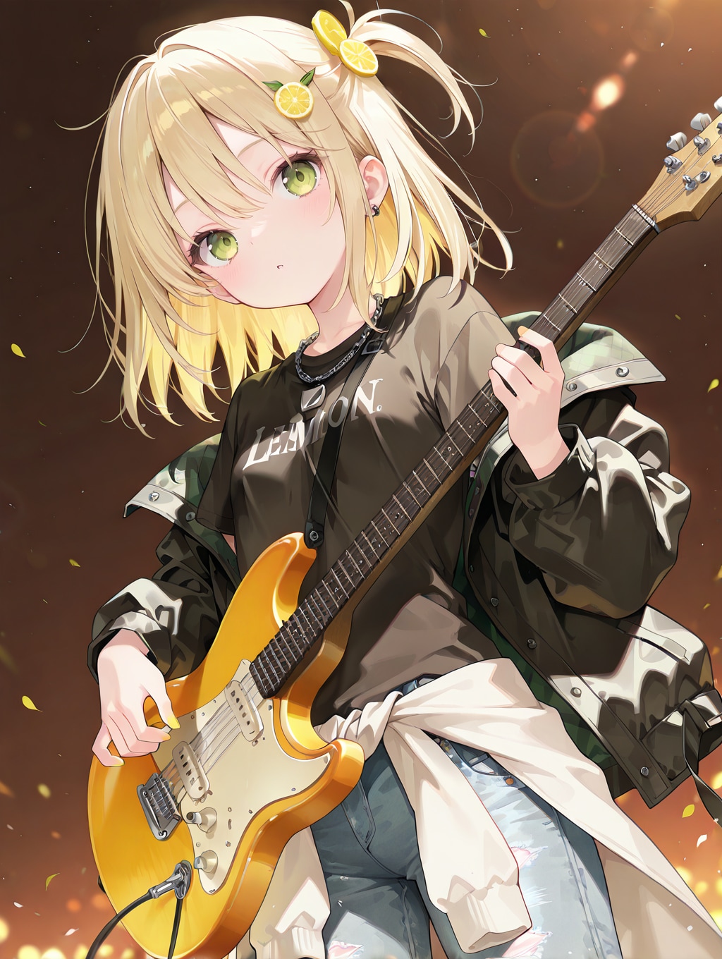 エレキギターと🍋ちゃん