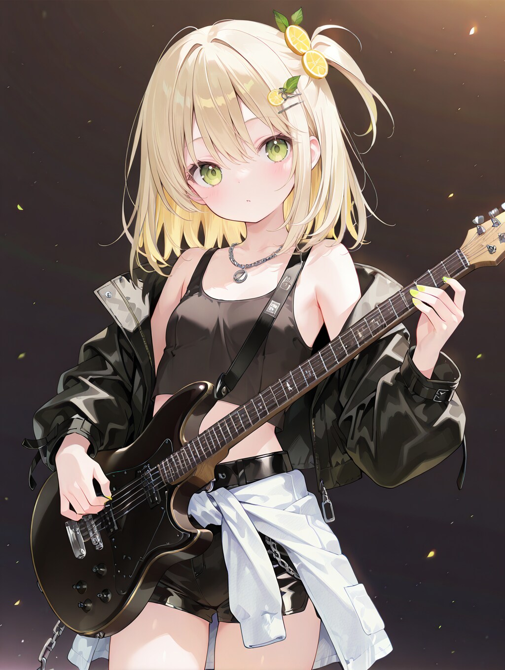 エレキギターと🍋ちゃん