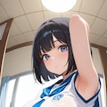 ノーブラ巨乳セーラー服ちゃん 2枚目