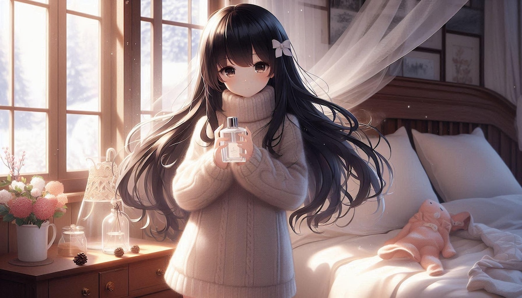 目覚めたての身支度とタートルネック