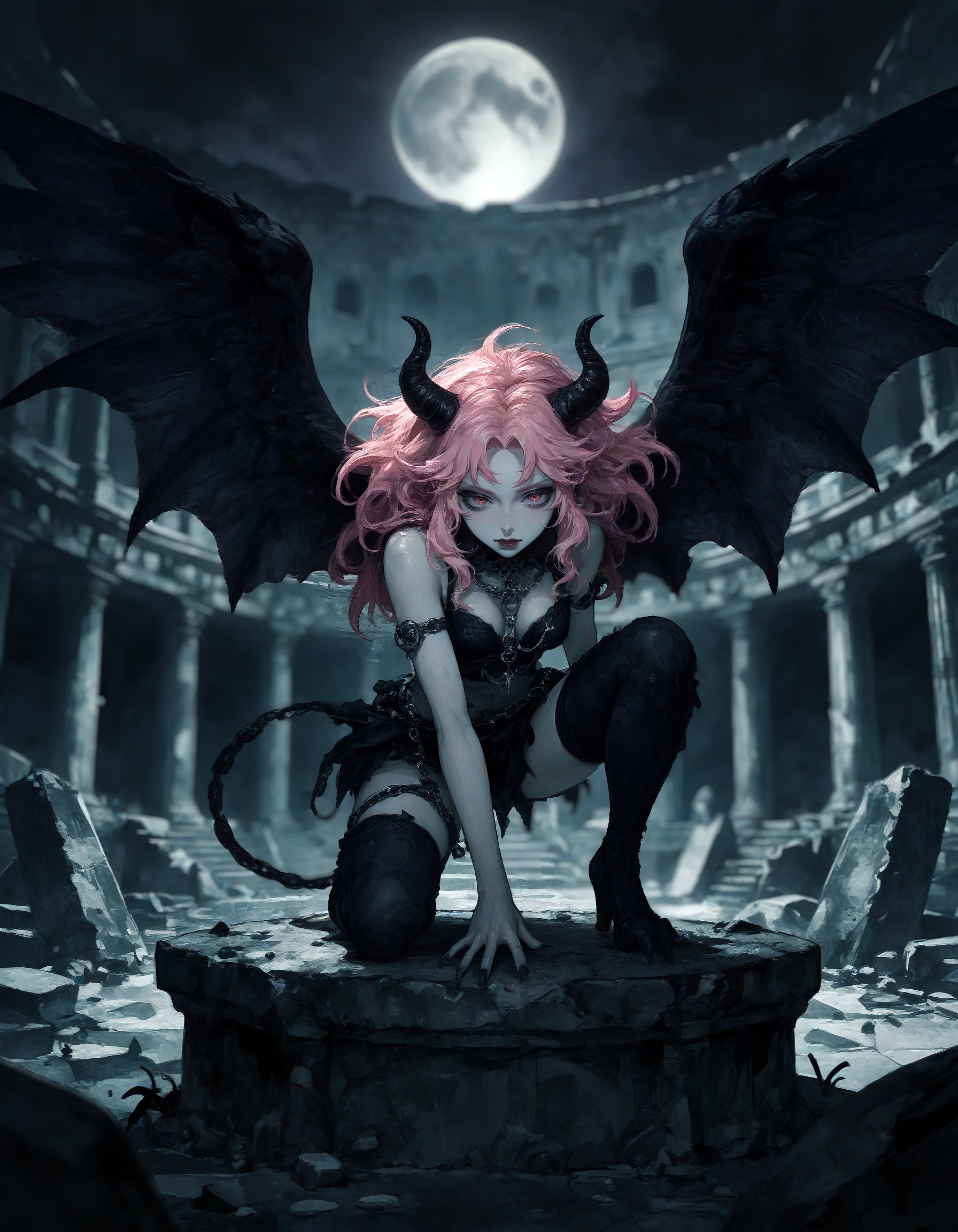 降臨 | の人気AIイラスト・グラビア