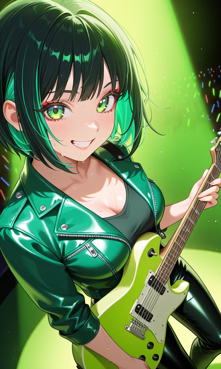 【うちの子】あいりちゃんGreen