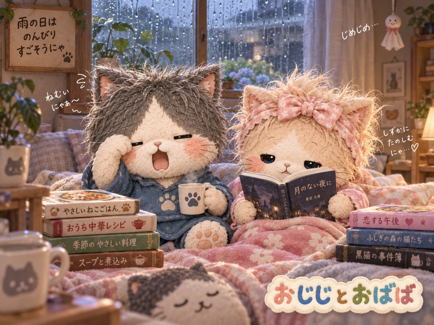 雨の日おはようおじじとおばば | の人気AIイラスト・グラビア
