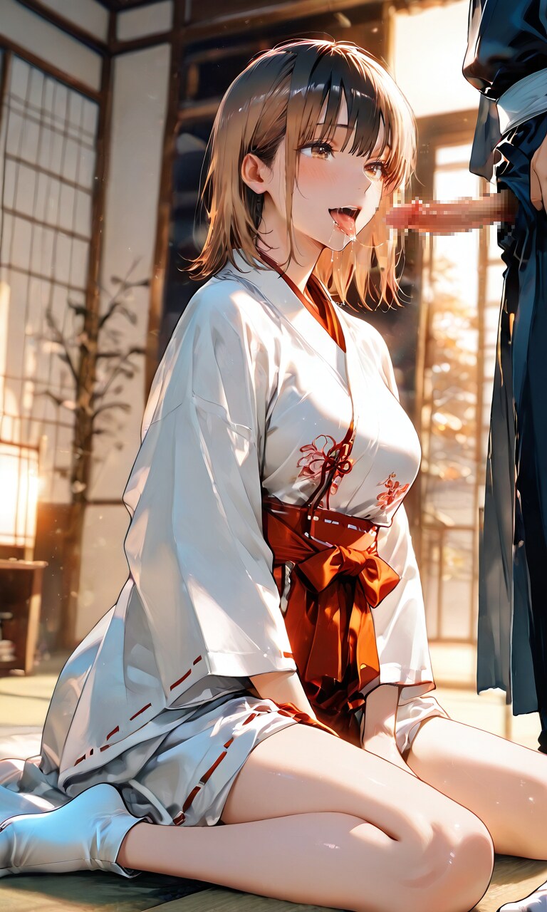 巫女さんに癒やされてぇ